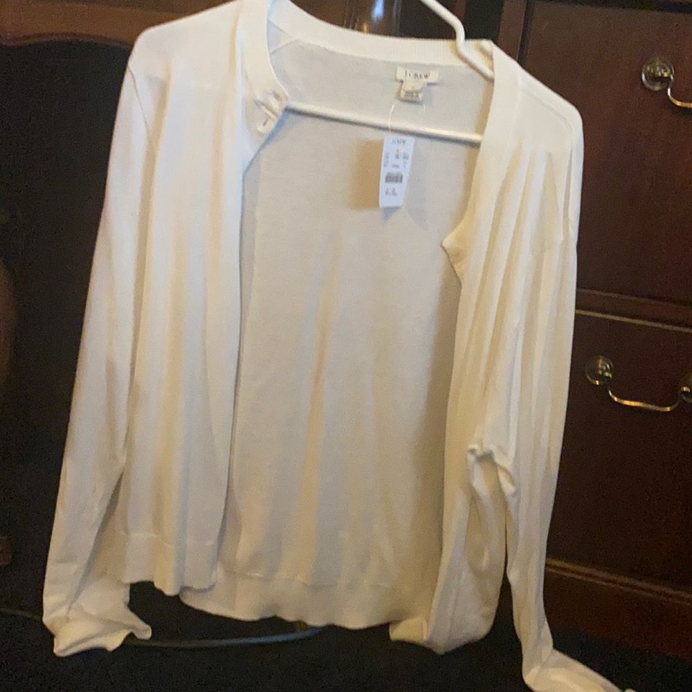 J crew classic cotton cardigan